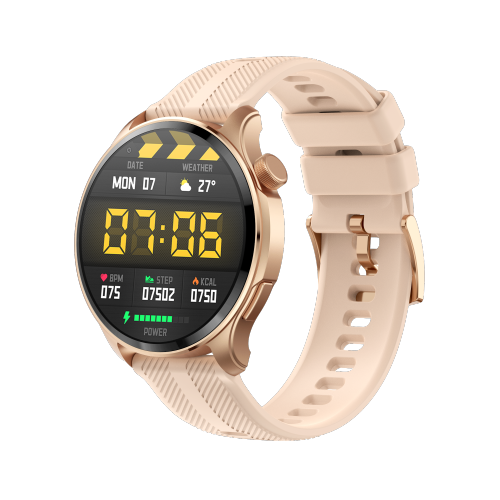 Alewa Moon Amoled Round Metallic Smartwatch Image