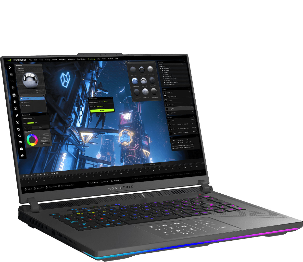 Asus ROG Strix G16 2023 (13th Gen i9-13980HX, RTX 4070, 16GB, 1TB, 16″ WQXGA 165Hz) Image