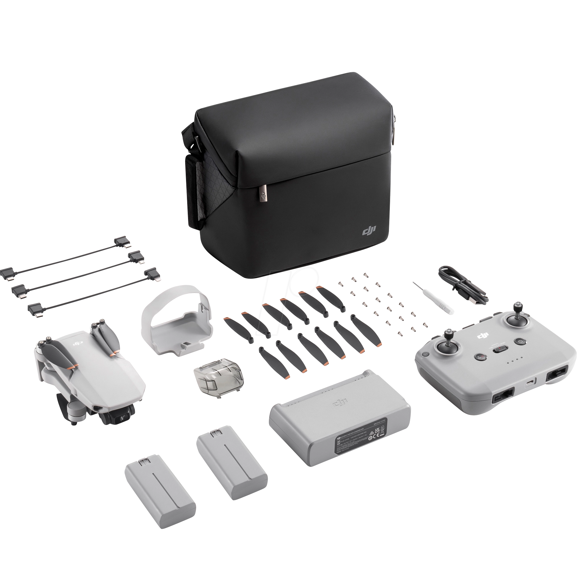 DJI Mini SE Fly More Combo - Camera Drone with 3-Axis Gimbal, 2.7K Camera, GPS, 30-min Flight Time, Reduced Weight, Less Than 0.249 Gram Mini Drone Image