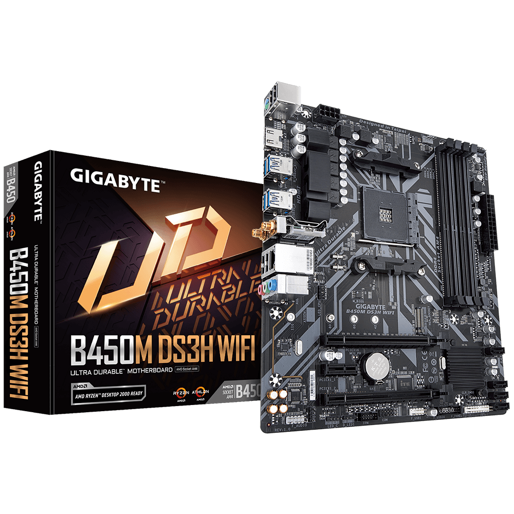 Buy GIGABYTE B450M DS3H WiFi Motherboard at Best Price in Nepal Hukut
