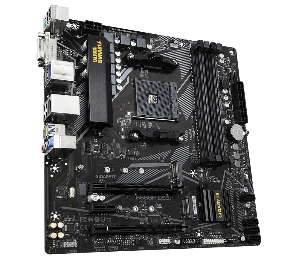 GIGABYTE B550M DS3H Motherboard Image