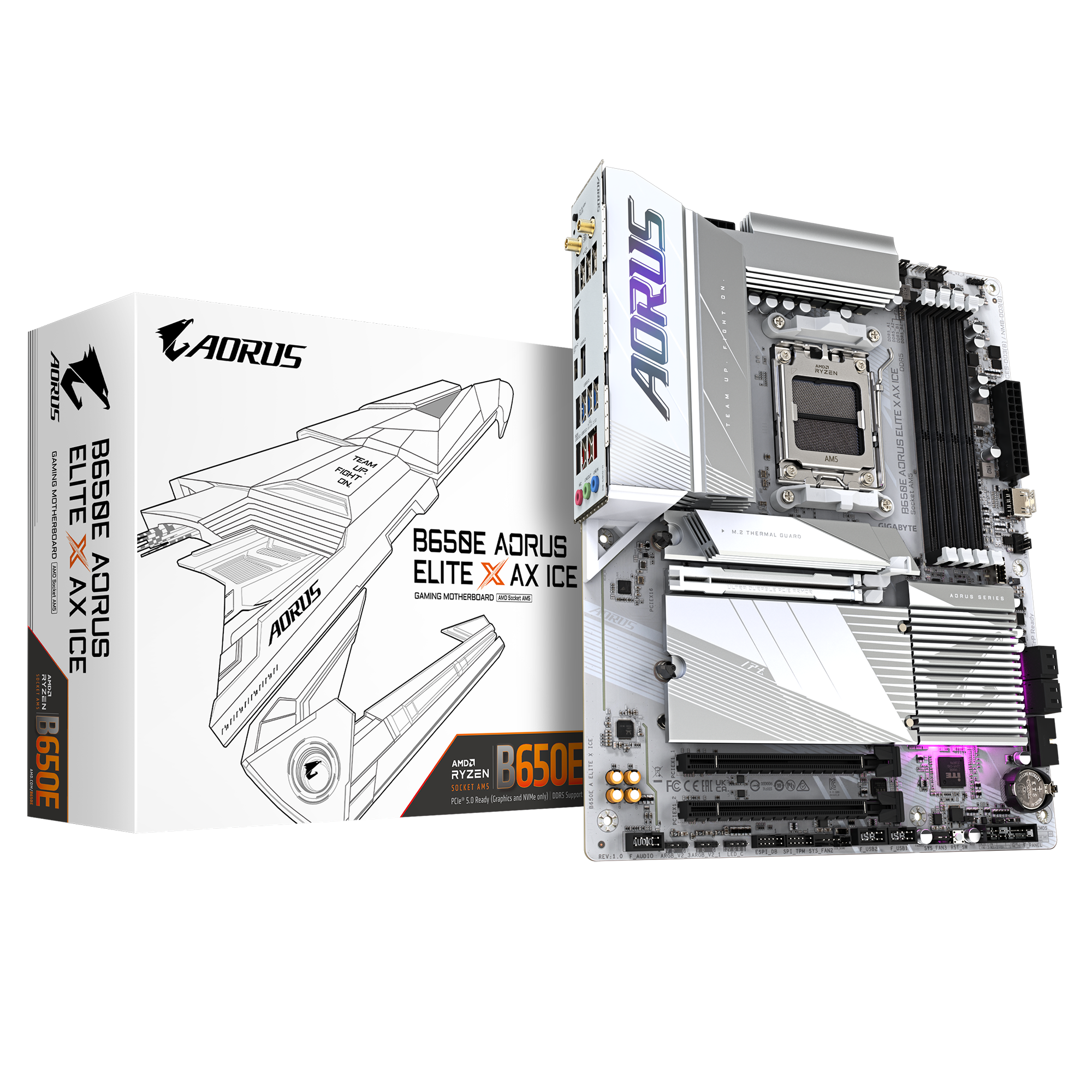 GIGABYTE B650 A Elite AX ICE Motherboard Image