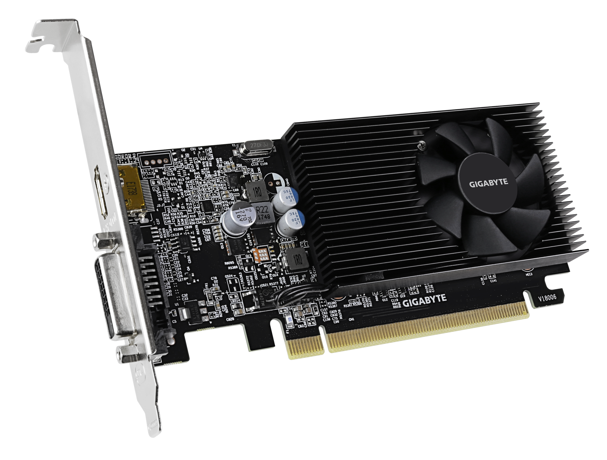 Gigabyte GeForce GT 1030 2G Low Profile (GDDR4) Image
