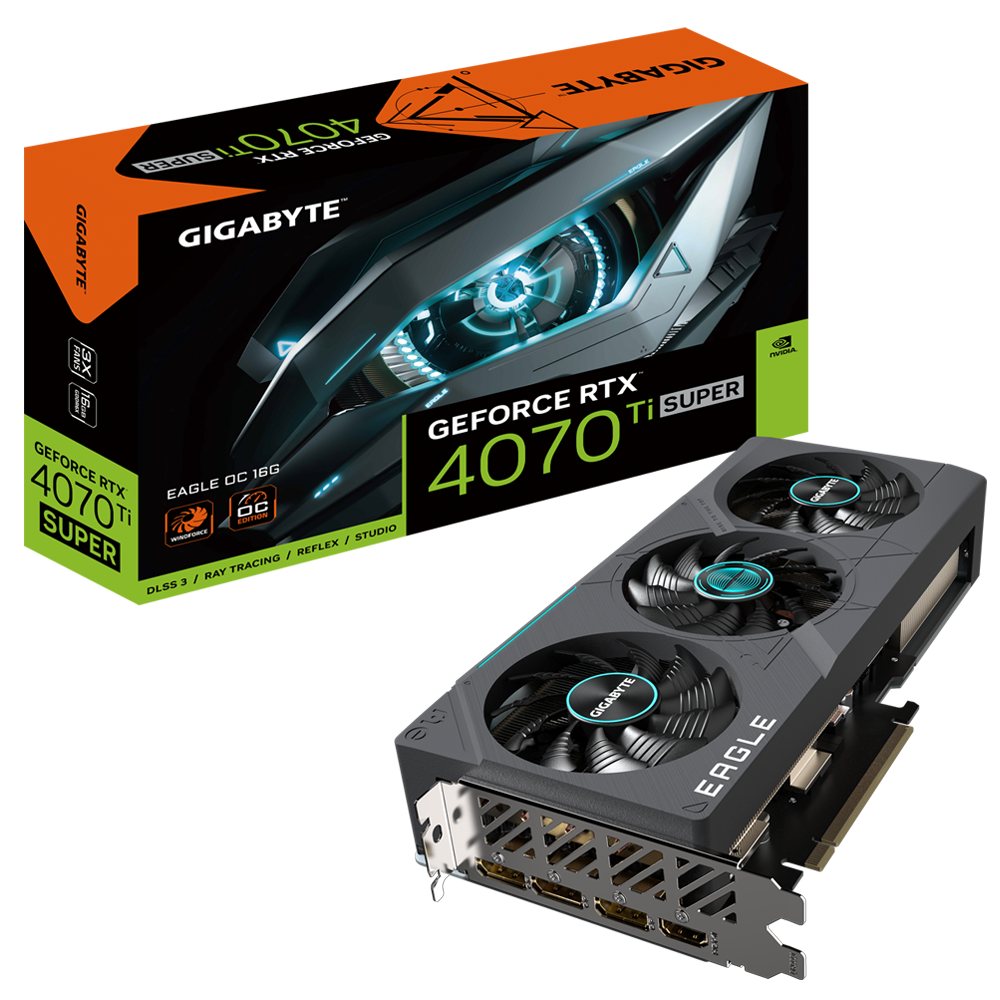 GIGABYTE GeForce RTX 4070 Ti SUPER EAGLE OC 16G Graphics Card Image