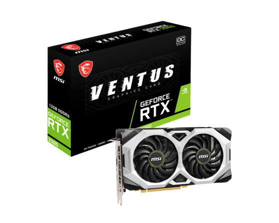 MSI GeForce RTX 2060 VENTUS 12G OC Graphics Card