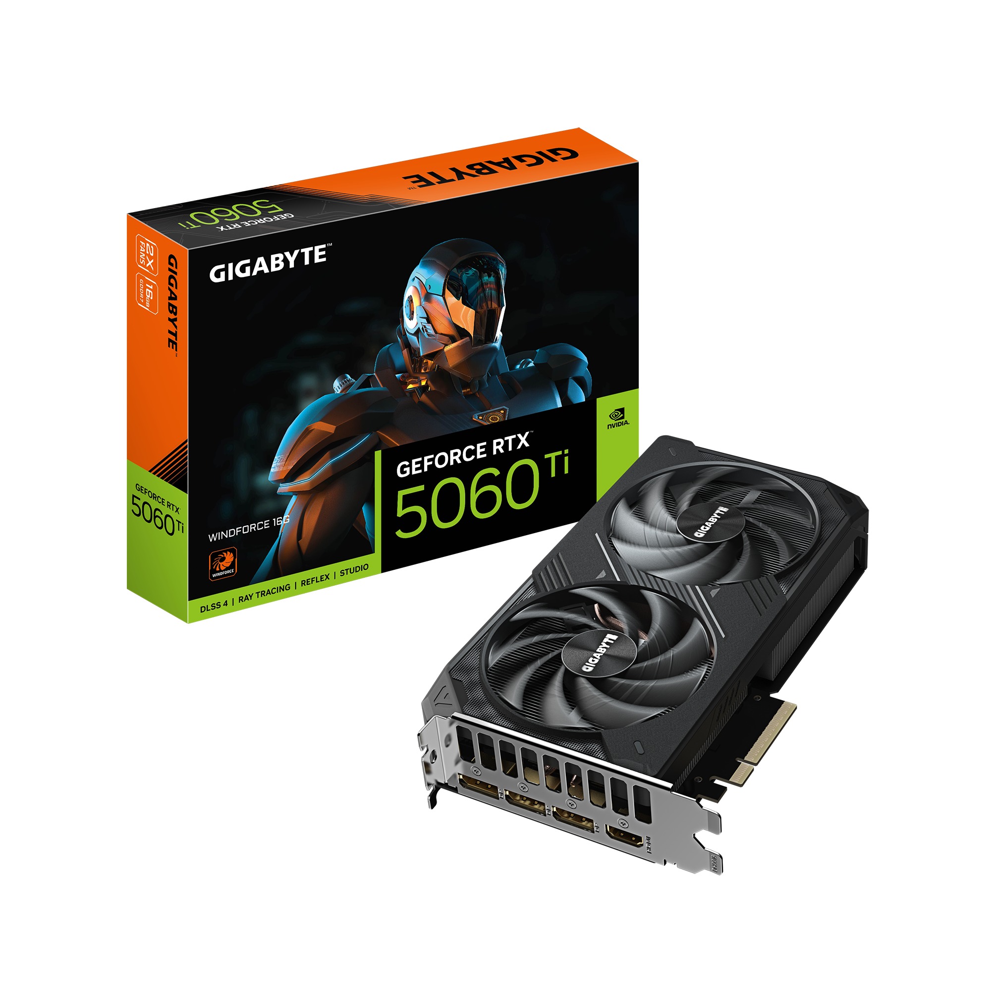 GIGABYTE GeForce RTX 5060 Ti WINDFORCE OC 16GB Image