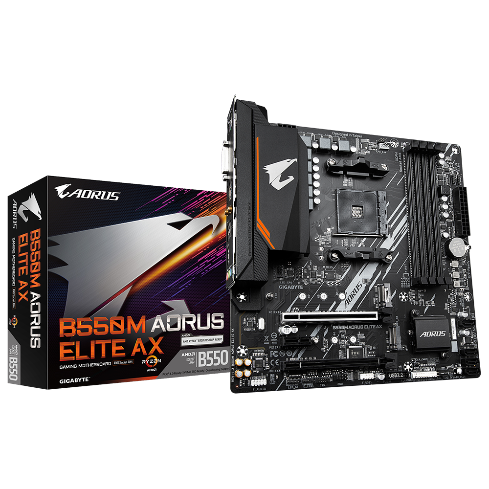 Gigabyte B550M Aorus Elite Motherboard Image