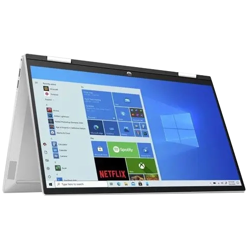 HP Pavilion x360 14 (Core i5-1135G7, 256GB SSD, 8GB RAM, 14" FHD Touchscreen, Windows 10, Silver)
 Image