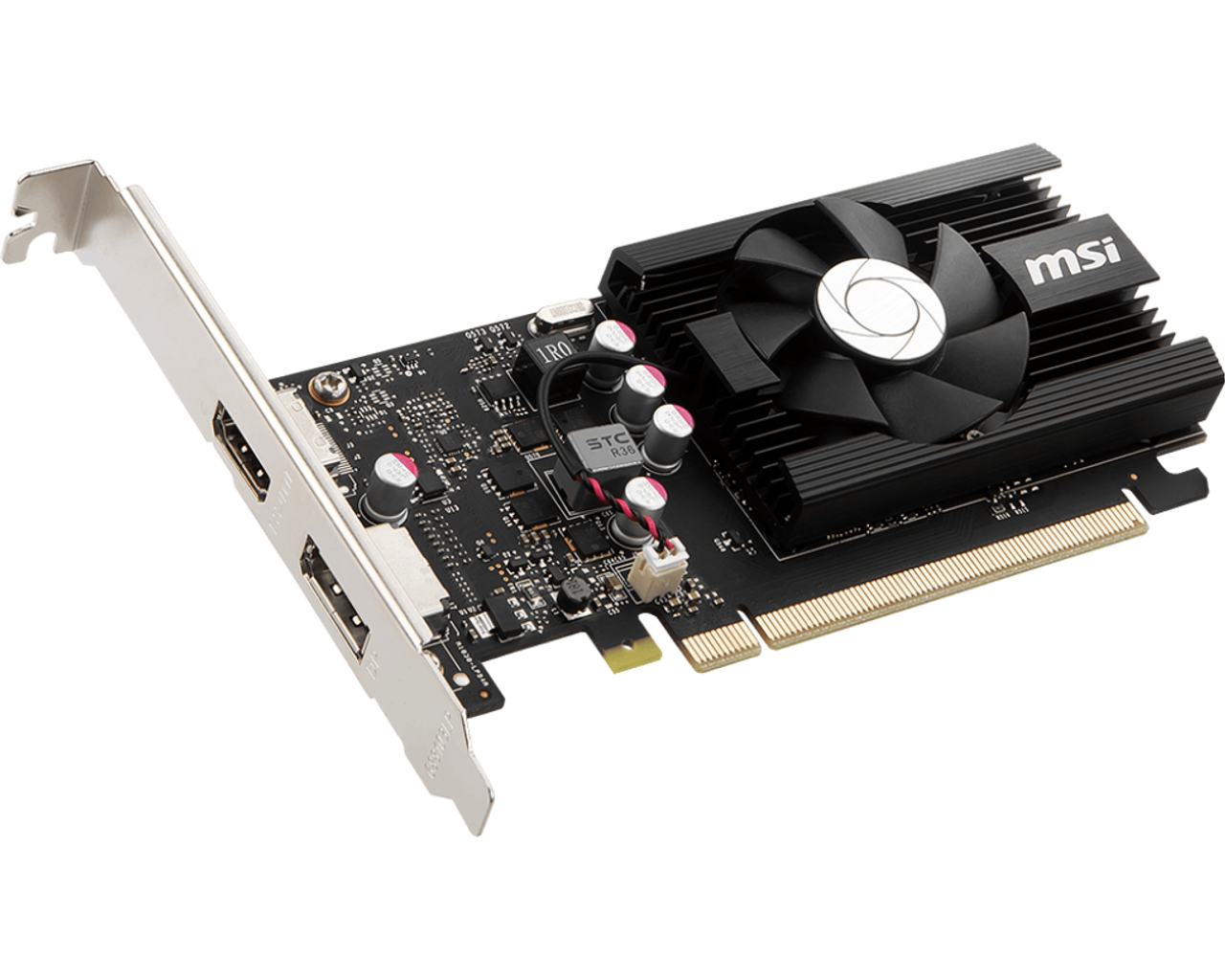 MSI GeForce GT 1030 2GD4 LP OC Graphics Card Image