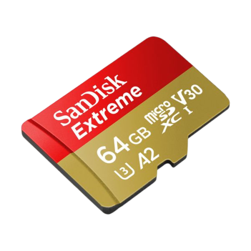 SanDisk 64GB Extreme UHS-I microSDXC Memory Card Image