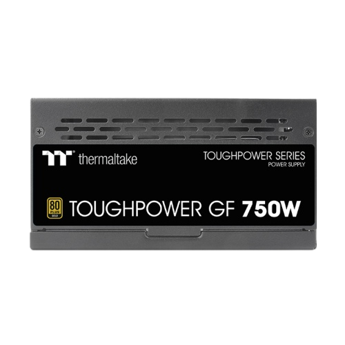Thermaltake Toughpower GF1 750W Fully Modular Power Supply, Non Light, Full Range, Analog, 80 Plus Gold, 750W Max Output Capacity Image