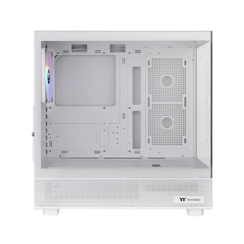 Thermaltake View 270 TG ARGB Snow Mid Tower E-ATX Case Support with Temper Glass on Front and Side Image