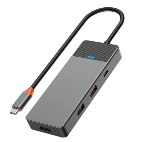 WiWU Linker 721 7 in 1 type c HUB laptop adapter Image