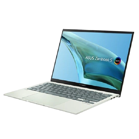 Asus Zenbook S 13 OLED -UM5302TA (AMD Ryzen 7 6800U, 16GB RAM, 1TB SSD, 13.3" G4 OLED WQXGA Display, Win 11 Home, Aqua)
 Image