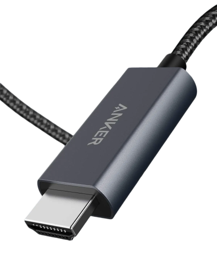 Anker USB C to HDMI Cable for Home Office 6ft, 4K 60hz Nylon Braided Image