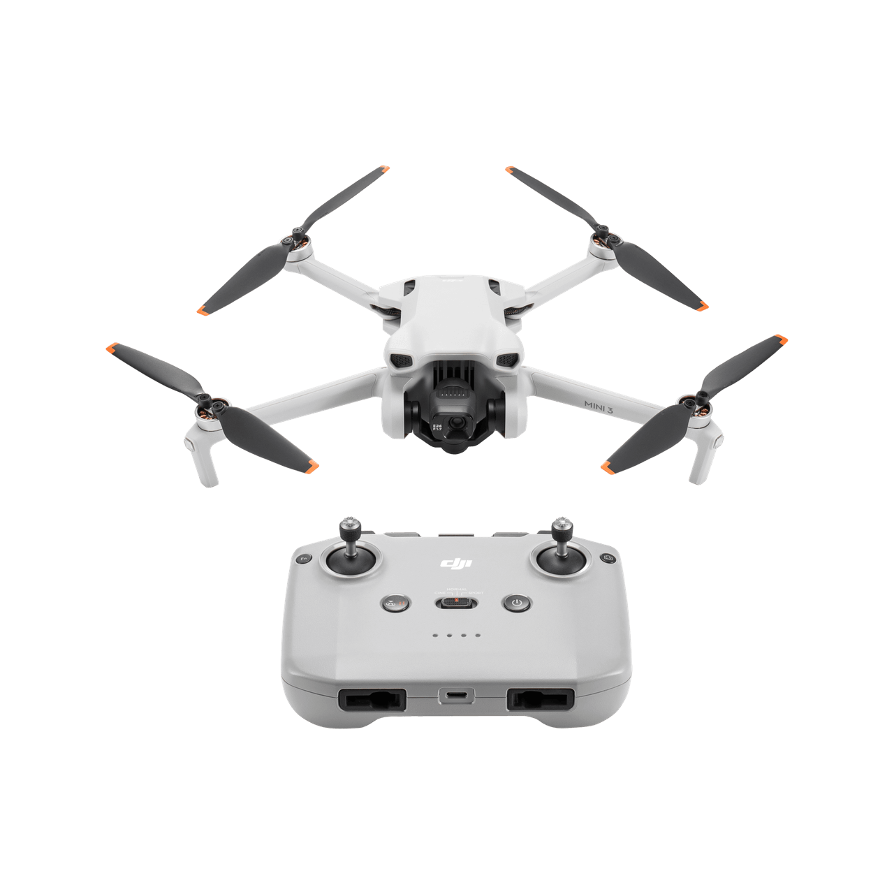 DJI Air 3 Fly More Combo With Wide Angled Camera , 12V-17V Charging Capacity , DJI 65W Portable Charger , RC-N2 Remote Controller Image