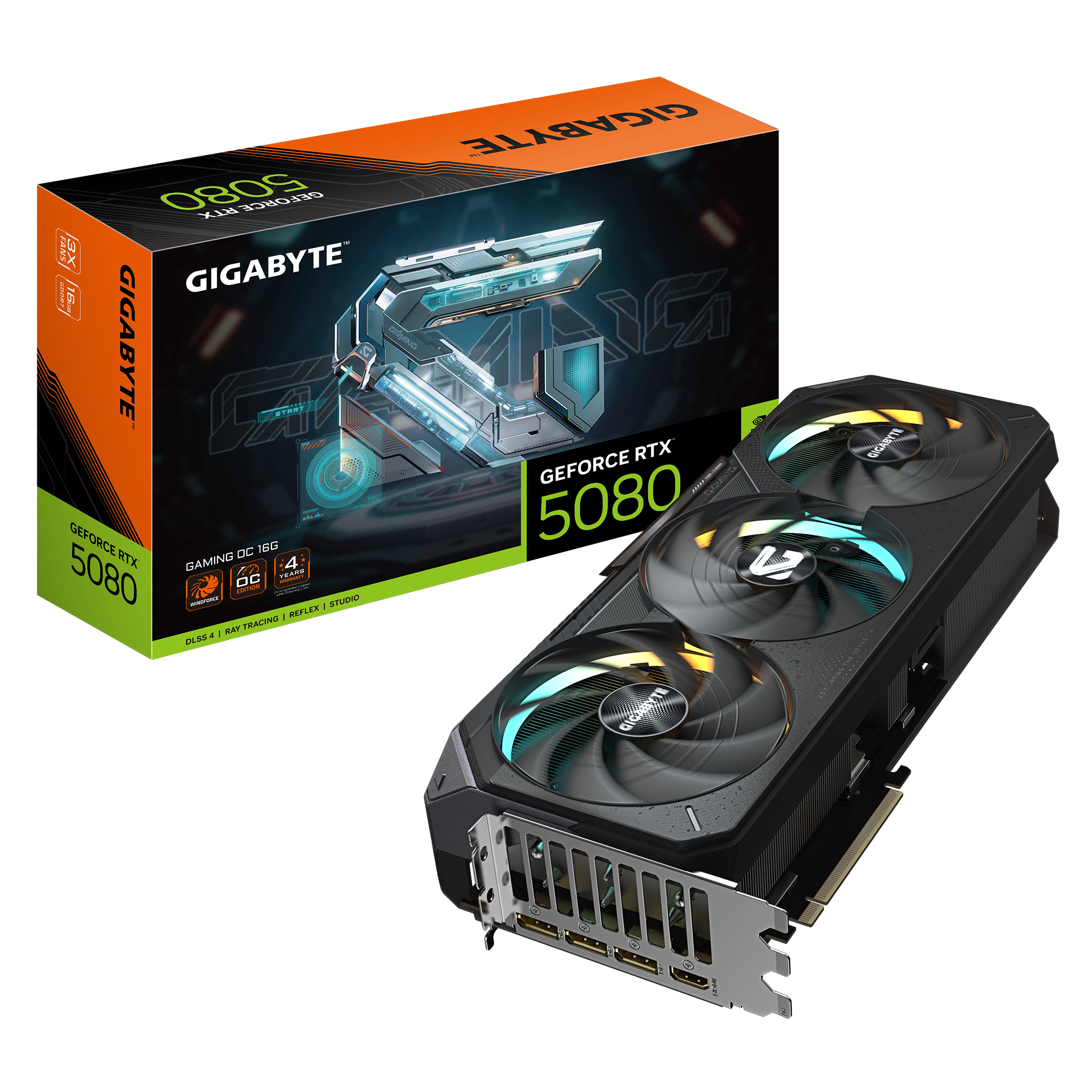 Gigabyte GeForce RTX 5080 GAMING OC 16GB Image