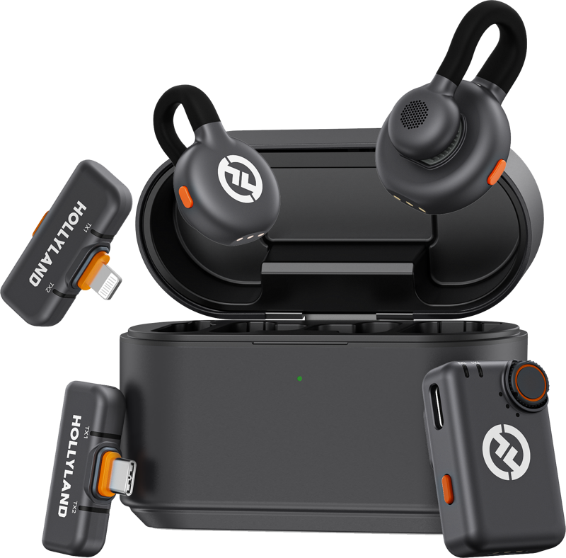 Hollyland Lark M2S Wireless Lavalier Microphone System Image
