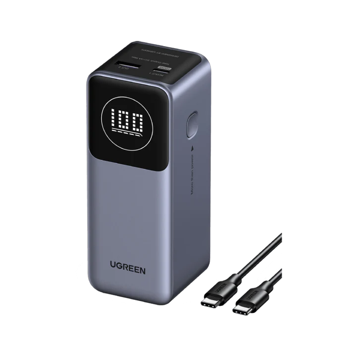 UGREEN Nexode Power Bank 12000mAh 100W with Smart Digital Display Image